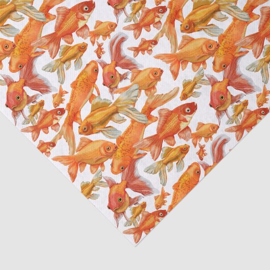 Goldfish Seidenpapier (Ausschnitt)