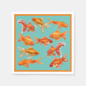Goldfish Serviette (Vorderseite)