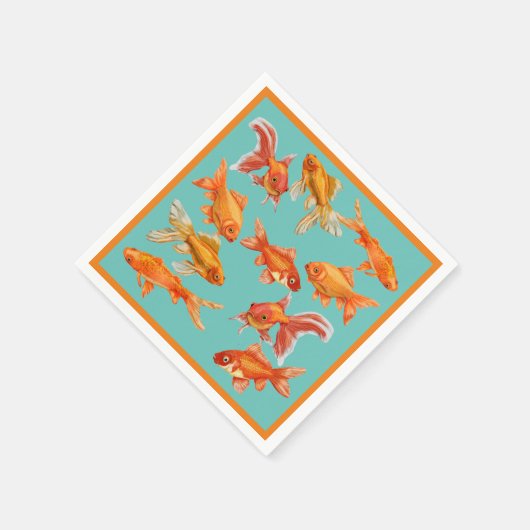 Goldfish Serviette (Ecke)