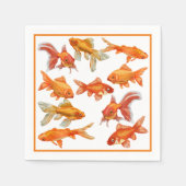 Goldfish Serviette (Vorderseite)
