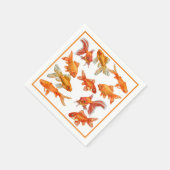 Goldfish Serviette (Ecke)