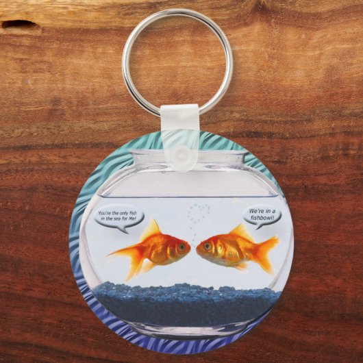Goldfish-Spaß Schlüsselanhänger (Vorderseite)