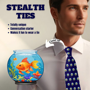 Goldfish Stealth-Krawatte Krawatte