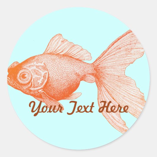 Goldfish Stickers (Vorderseite)