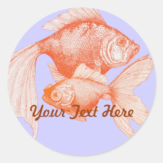 Goldfish Stickers (Vorderseite)