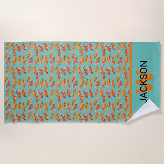 Goldfish Strandtuch (Vorderseite)