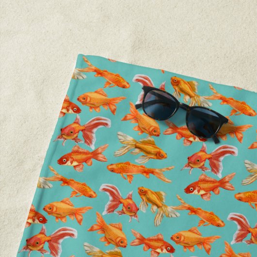 Goldfish Strandtuch (Beispiel)