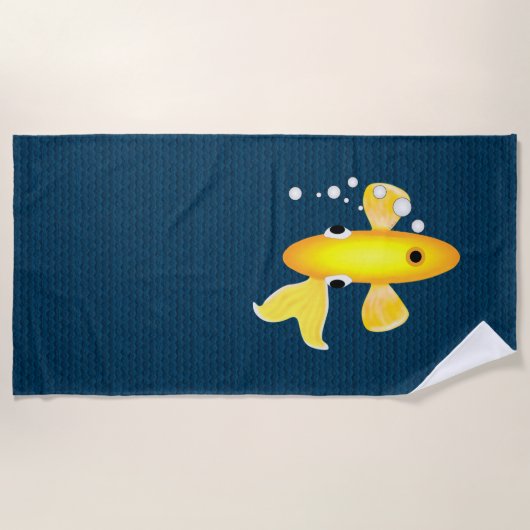 Goldfish Strandtuch (Vorderseite)