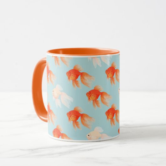 Goldfish Tasse (Vorderseite Links)