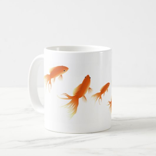 Goldfish-Tasse Kaffeetasse (Vorderseite Links)