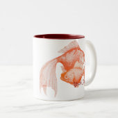 Goldfish-Tasse Zweifarbige Tasse (VorderseiteRechts)