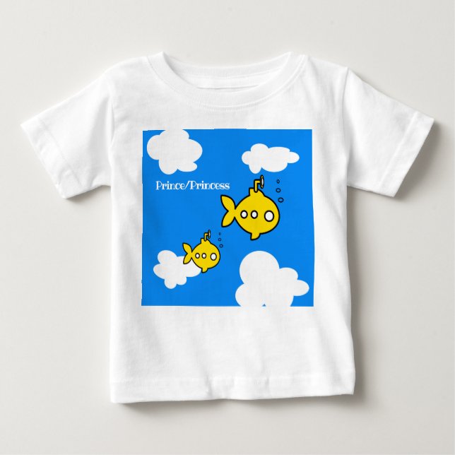 Goldfish U-Boot Baby T-shirt (Vorderseite)