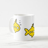 Goldfish U-Boot Kaffeetasse (Vorderseite Links)