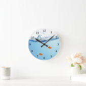 Goldfish unter Wasser Runde Wanduhr (Zuhause)