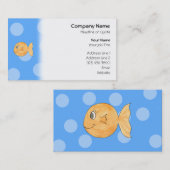 Goldfish. Visitenkarte (Vorne/Hinten)