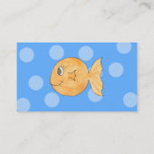 Goldfish. Visitenkarte (Rückseite)