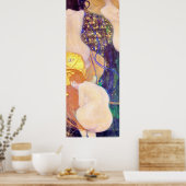 Goldfish von Gustav Klimt Poster (Küche)