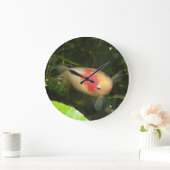 Goldfish Wall Clock Große Wanduhr (Zuhause)