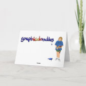 Goldfish Weihnachten! Feiertagskarte (Rückseite)