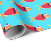 Goldfish Weihnachtswackelpapier Geschenkpapier (Rolleneckpunkt)