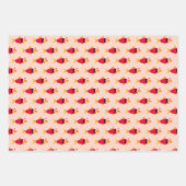 Goldfish Weihnachtswrapping Paper Sheets Geschenkpapier Set (Vorderseite)