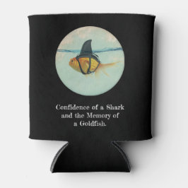 Goldfish with a Shark Fin Confetti Dosenkühler