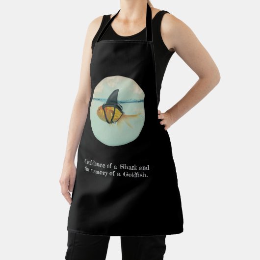 Goldfish with a Shark Fin Schürze (InSitu)