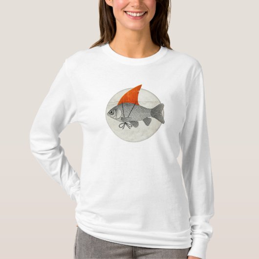 Goldfish with a Shark Fin T-Shirt (Vorderseite)