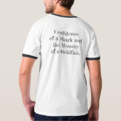 Goldfish with a Shark Fin T-Shirt (Schwarz voll)