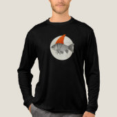 Goldfish with a Shark Fin Tri-Blend Shirt (Vorderseite)