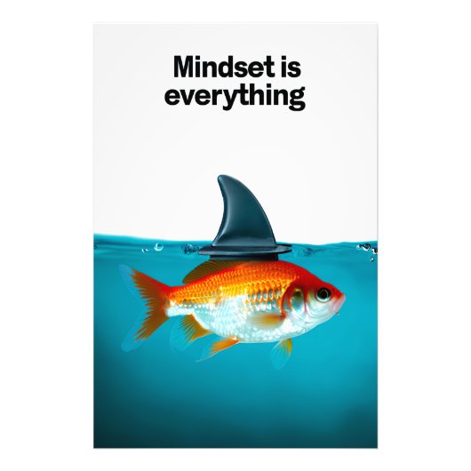 Goldfish with Shark Fin Fotodruck (Vorne)