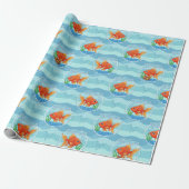 Goldfish Wrapping Paper Geschenkpapier (Ungerollt)
