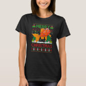 Goldfish Xmas Tree Ugly Santa Goldfish Christmas T-Shirt (Vorderseite)