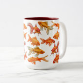 Goldfish Zweifarbige Tasse (VorderseiteRechts)