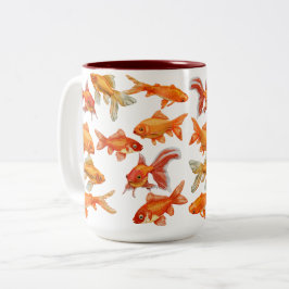 Goldfish Zweifarbige Tasse