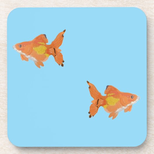 goldfishes getränkeuntersetzer (Vorderseite)