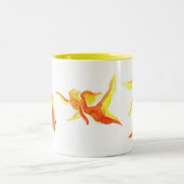 Goldfishies Zweifarbige Tasse (Mittel)