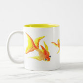 Goldfishies Zweifarbige Tasse (Links)
