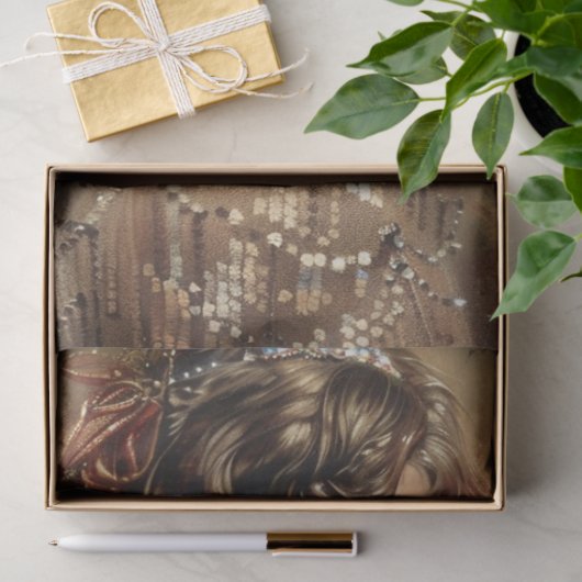 Goldflapper Seidenpapier (Geschenk)