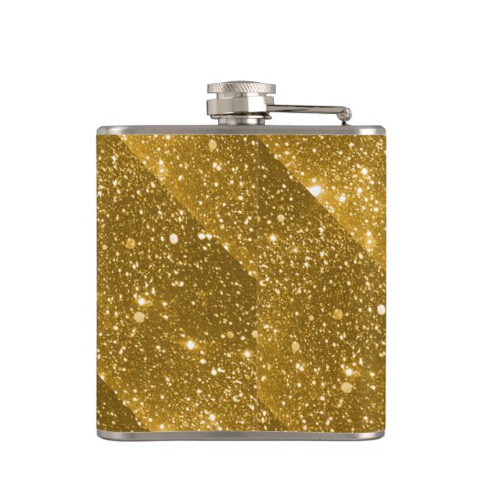 Goldflasche Flachmann (Rückseite)