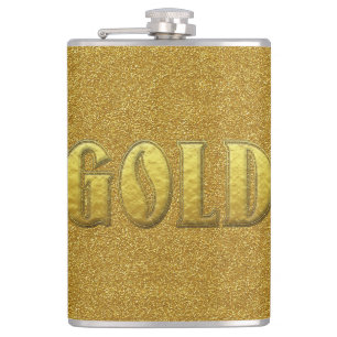 Goldflasche Flachmann
