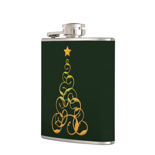 Goldflasche Flachmann (Links)