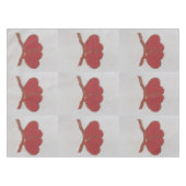 Goldfleck des roten Herzens Tischdecke (Vorderseite (Horizontal))
