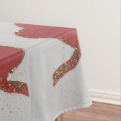 Goldfleck des roten Herzens Tischdecke (Beispiel)