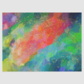 Goldfleckenskarlet, Türkis und hellgrün Seidenpapier (Vorderseite)