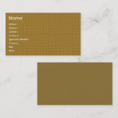 Goldfliese - Geschäft Visitenkarte (Vorne/Hinten)