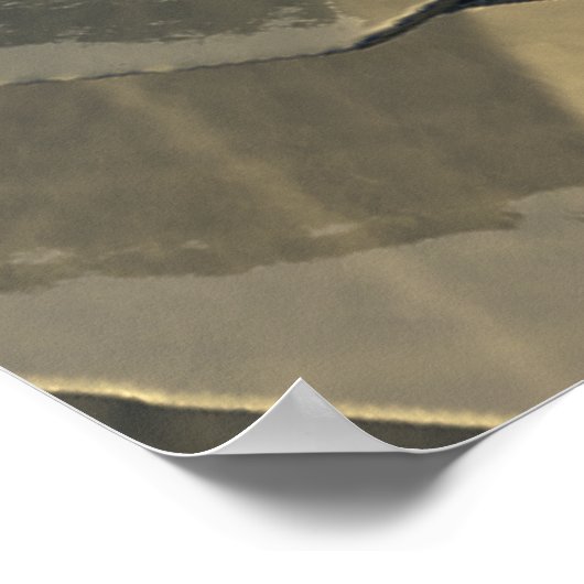 Goldflitter Poster (Ecke)