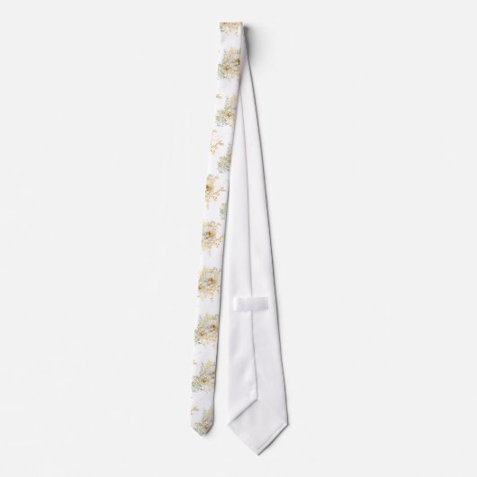 Goldflora Krawatte (Rückseite)