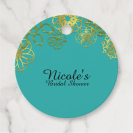 Goldflorale Mandalase Hochzeiten Brautparty Party Geschenkanhänger