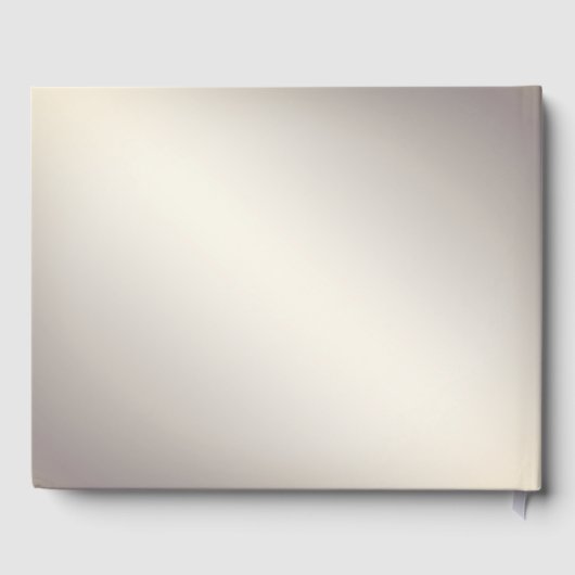 Goldflorale Rahmen mit roten Steinen - Gästebuch (Rückseite)